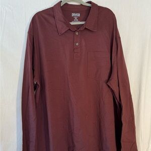 Duluth Trading Co Men's Maroon Polo Shirt